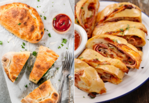 The difference between calzones and strombolis