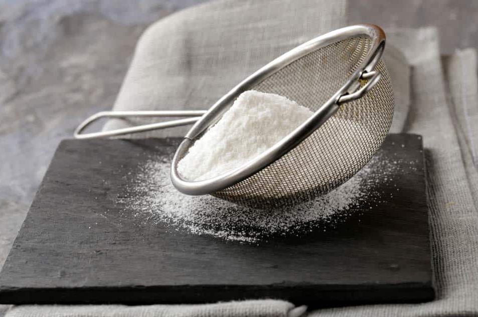 What is powdered sugar and what is it used for?